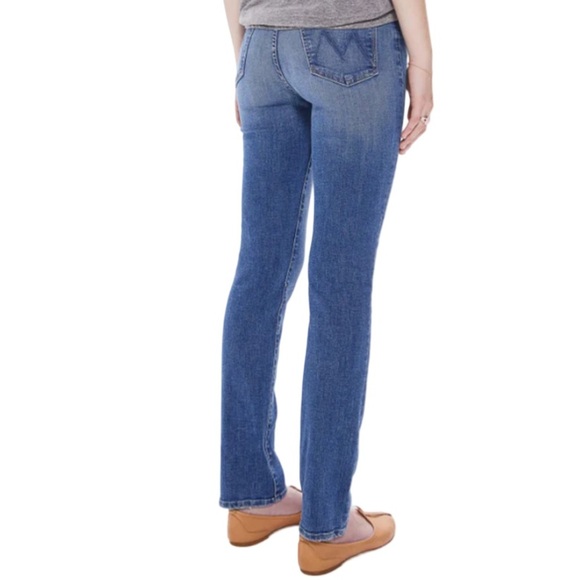 MOTHER The Swooner Rascal Hover Straight Leg Denim Jeans in Healing Jar Size 28 - Picture 2 of 14